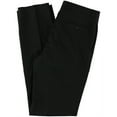 thumbnail image 2 of Alfani Mens Solid Dress Pants Slacks, Black, 32W x UnfinishedL, 2 of 2