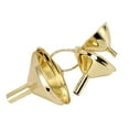 thumbnail image 3 of Stainless Steel Funnel,3 Pieces Gold Stainless Stainless Steel Funnel Set Kitchen Funnel Maximized Efficiency, 3 of 12