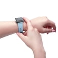 thumbnail image 4 of Light Blue Snakeskin Print Faux Leather Band For Apple Watch-Series 1-9/SE, 4 of 4
