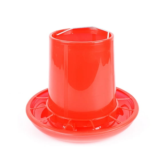 Yoetaun Chick Feeder Waterer Kits for Chick QuailsHen Hanging Poultry Feeder Food Feeder Water Container for Outdoor Farm Coops Color 17