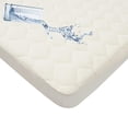 thumbnail image 5 of TL Care Waterproof Pack N Play Playard Mattress Protector, Quilted Fitted Protector Pad Cover Made with Organic Cotton Top Layer, 39" x 27", 5 of 5