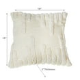 thumbnail image 2 of Slub Cotton Ivory Cushion Speed ??18 X 18 - Ensemble De 2, 2 of 3