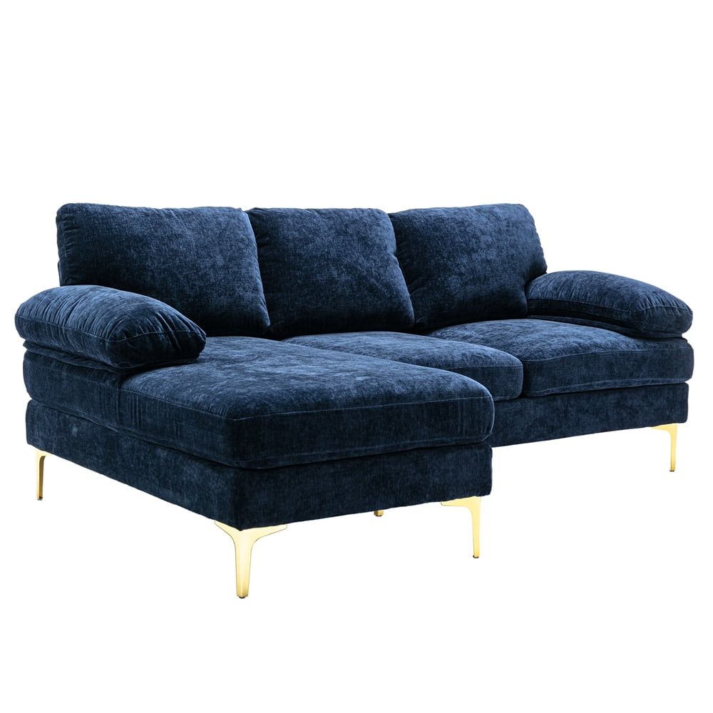 Modern Upholstered Sectional Sofa Accent Sofa, L Shaped Sectional Sofas
