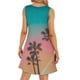 thumbnail image 4 of Vestido Casual Sin Mangas OAVQHLG3B Store Cuello Redondo Gradiente Bolsillo, 4 of 5