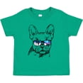 thumbnail image 3 of Inktastic French Bulldog Portrait with Sunglasses Boys or Girls Toddler T-Shirt, 3 of 5