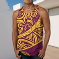 thumbnail image 1 of Camiseta sin mangas de cuello redondo para hombre, ropa deportiva para el hogar, pijamas, camiseta de color liso, blusa deportiva, blusa de poliéster para hombre, 1 of 5