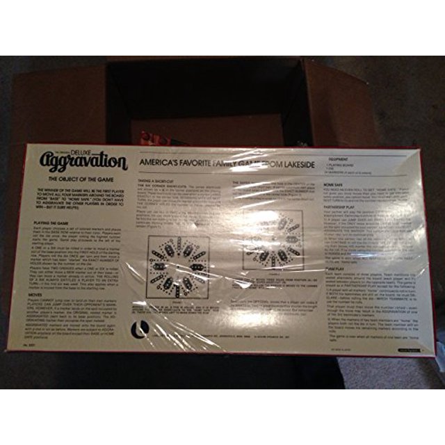 The Original Deluxe Aggravation Game 2 a 6 jugadores Leisure Dynamics 0723794848398