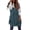 Blue-3, variant on Oversized Long Down Vest for Women Winter Long Puffer Quilted Vest Coats Hooded Sleeveless Warm Jacket Pockets