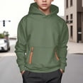 thumbnail image 2 of Byoo Zipper Hoodie Sweatshirts for Boys Long Sleeve Hooded Kangaroo Pocket Pullover Top Kids Outerwear Sweatshirt, 2 of 4