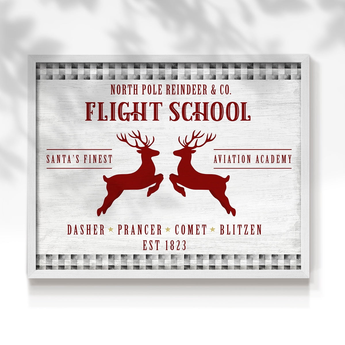 Flight School by Natalie Carpentieri - Restickable Framed Giclée Print