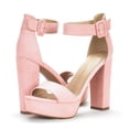 thumbnail image 2 of Sandalia DREAM PAIRS Orinthia Rosa de Gamuza Talle 9.5, 2 of 5
