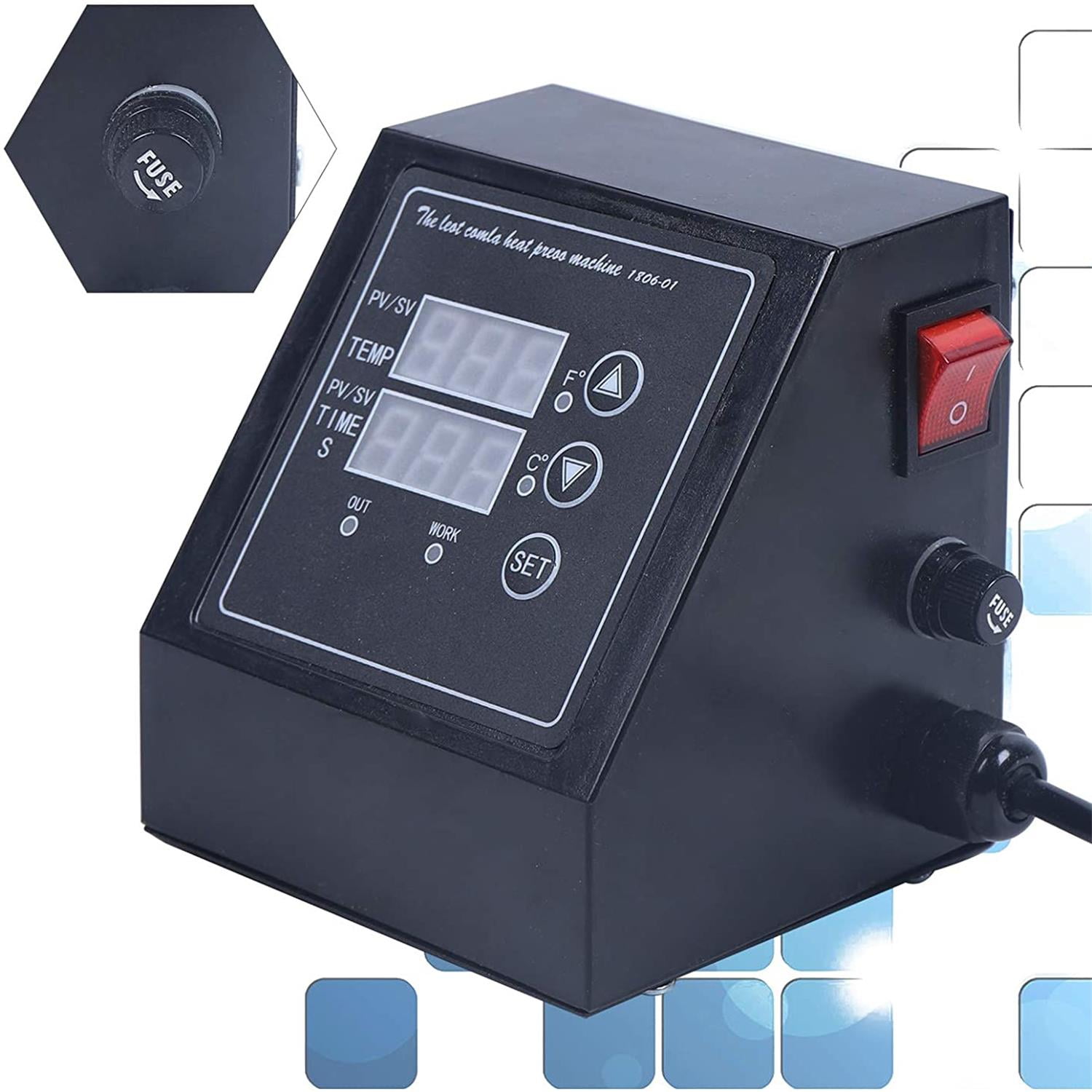 Wuzstar Digital Display Heat Press Control Box Multifunctional Heat
