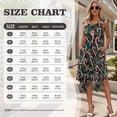 thumbnail image 5 of Psesaysky Christmas Dress for Women Sleeveless A Line Flared Beach Sundress Candy Cane Couple Matching Outfit Short Sleeve Shirts for Men Ugly Christmas Costume Plus Size, 5 of 7