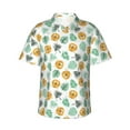 thumbnail image 2 of Goofa Tiger Leaves Hawaiian Shirt for Men, Unisex Summer Beach Casual Short Sleeve Button Down Shirts,Aloha Tropical Floral print shirt-Small, 2 of 9