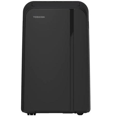 Restored Toshiba 13,500 BTU ASHRAE Portable Air Conditioner with Dehumidifier, Wifi and Remote, Black, (Refurbished)