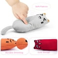 thumbnail image 4 of 5PCS Christmas Pet Toy Cute Expression Bite Resistant Cat Toy Pet Chew Toy Catnip Toy for Cat Bite toy, 4 of 8
