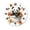 FFclock089, variant on ZXCXRQFa Desk Clocks White Rabbit In A Bathtub Reading Home Decorative Haning Clock Wall Decor Silent Non Ticking Round Clock for Living Room Kitchen Bedroom Dining Room 10 Inch
