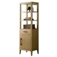 thumbnail image 4 of Vanity Art 21" Freestanding Linen Cabinet with Soft Close Door and Drawer, 4 of 9