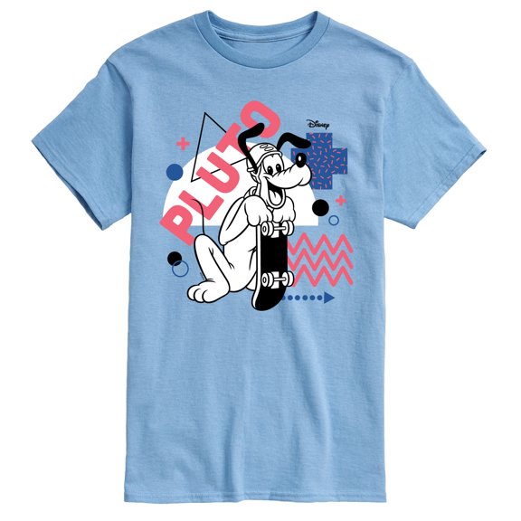 Disney - Mickey & Friends - Pluto Skates Too - Men's Short Sleeve Graphic T-Shirt
