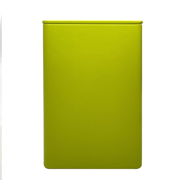 Caja de hierro para té helado cuadrada de 85 puntos Lata de hierro beige sellada para té verde Lata cuadrada de hojalata sellada