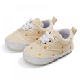 thumbnail image 3 of Baby Girls Canvas Shoes Infant Casual Sneakers Newborn Crib Shoe for First Walkers 0-18 Months, 3 of 6