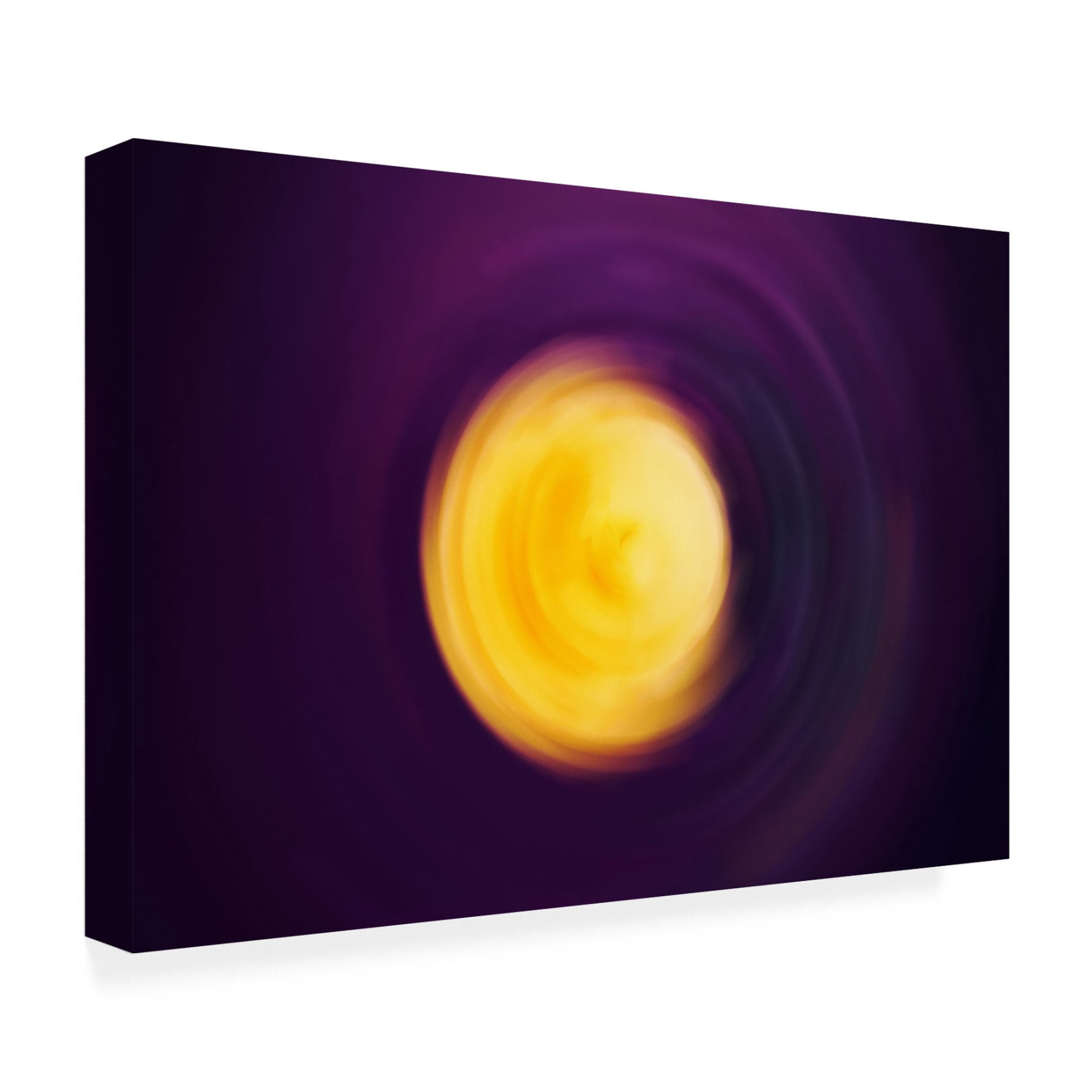 Canvas Wall Art - Ingo Menhard 'Violet Sun Artwork' Wall Art for Living Room, Bedroom, or Office D?cor by Trademark Fine Art - 32 x 22 Inches