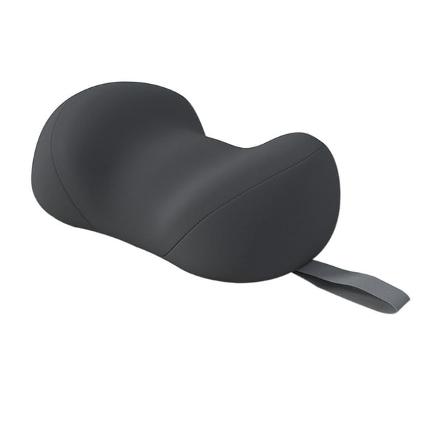 Almohada de espuma viscoelástica, almohada cervical para cuello y hombros, ergonómica para dormir, inclinada Gris oscuro