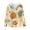 Abstract Floral Art, variant on Long Sleeve Pullover Tops for Women, Hooded Sweatshirt Lightweight Long Sleeve Shirts imitation Waffle for Winter Fall Sunflower Floral Print