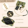 thumbnail image 3 of FORMRS Women Crossbody Purse with Chain Strap Vegan Leather Shoulder Handbag, Geometric Patterns, 3 of 7
