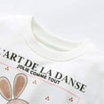 thumbnail image 3 of Baby Girl Rabbit Graphic Long Sleeve Cotton Hoodies, 3 of 7