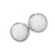 thumbnail image 2 of Pendientes Gotas para los oídos de acero inoxidable Galvanoplastia fina Superficie lisa Ligero Pendientes Magnífico regalo para boda Ropa, zapatos y accesorios Miscelánea Blanco intermitente Minnieouse  AP009493-13B, 2 of 6