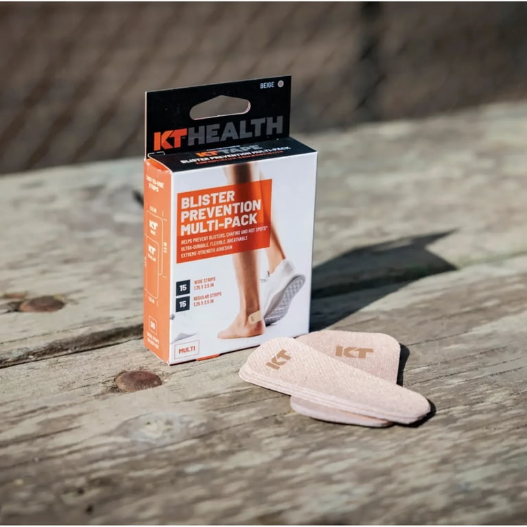 Bandes Anti-ampoules KT Tape Précoupées – Lot De 2 Paquets, 20 Bandes Noires 3,5 Pouces