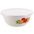 thumbnail image 5 of Vintage Enamel Soup Bowl Retro Style Food Storage Container for Salads Noodles Home Restaurant Use, 5 of 5