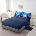 thumbnail image 5 of Castle Fairy Kids Kawaii Salamander Twin Bedding Sets,Blue Pink Bedding Comforter Set, 5 of 8