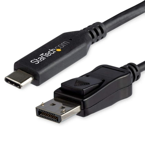 StarTech.com CDP2DP146B 6 ft. (1.8 m) USB-C to DisplayPort 1.4 Cable, 8K 60Hz - Black