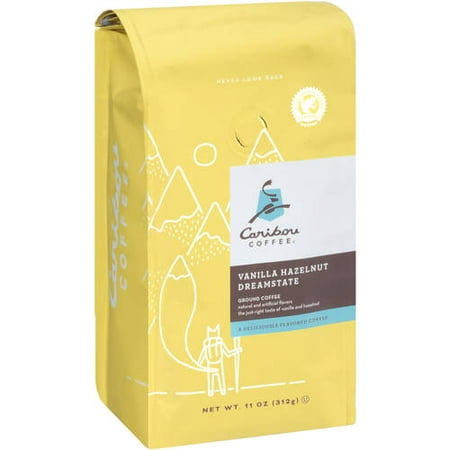 - Caribou Coffee Vanilla Hazelnut Dreamstate Ground Coffee, 11 oz