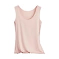 thumbnail image 2 of Womens Cotton Thermal Fleece Lined Underwear Tops Cami Tank Top Vest, 2 of 8