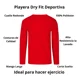 thumbnail image 4 of Playera Hombres Manga Larga Dry Fit Deportivas Transpirables, 4 of 6