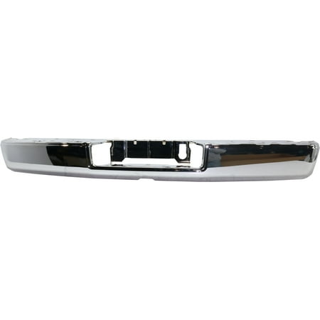 Chrome Step Bumper Face Bar Only With pad provision Without Tow Hook Holes fits 2017-2020 Nissan Titan