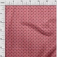 thumbnail image 3 of oneOone Tissu Polyester Lycra Rouge Floral Matériel de Robe Tissu Imprimé Tissu au Mètre 56 Pouces de Large, 3 of 4