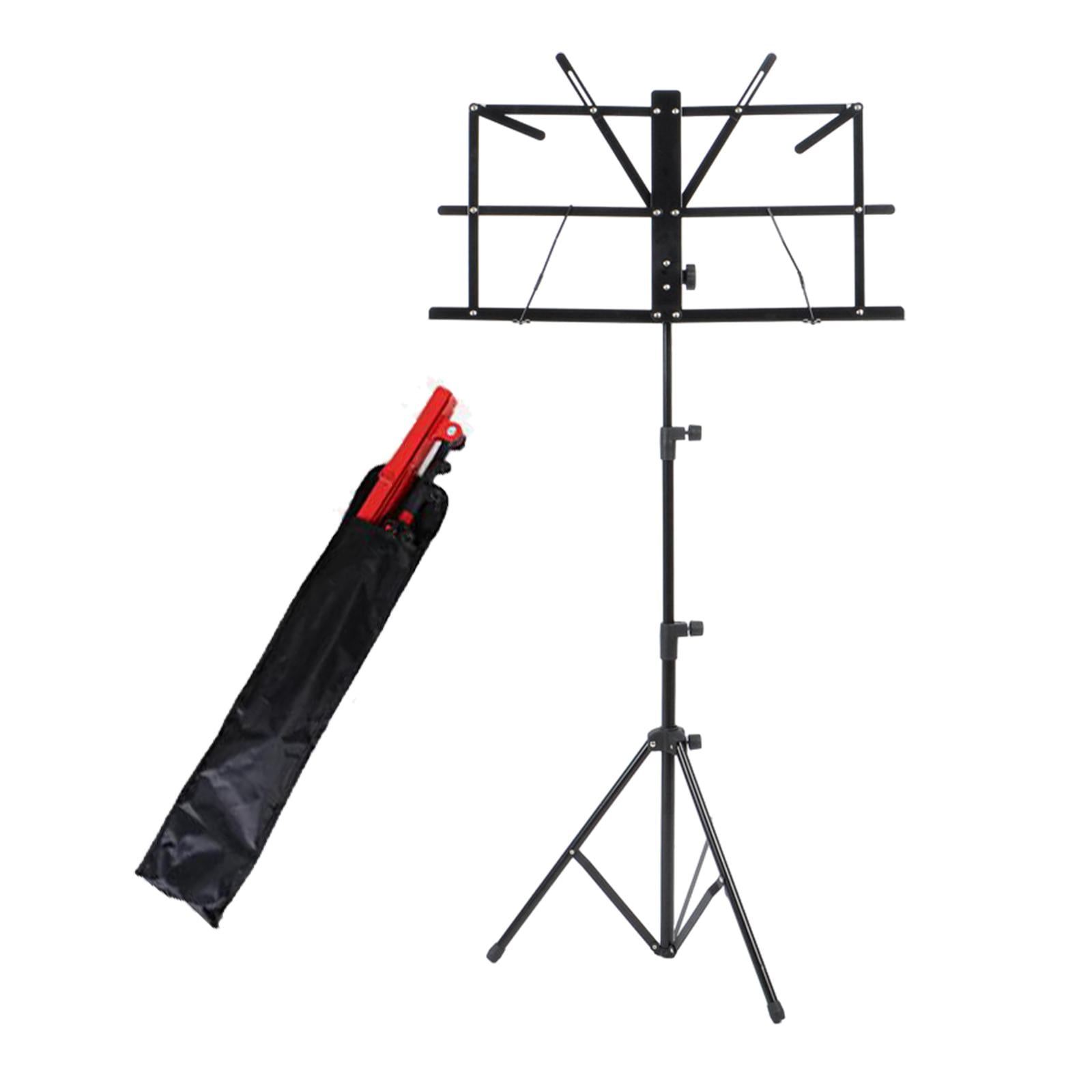 LeeQinersw Book Stand Music Sheet Clip Holder Portable Reinforced Nonslip Sheet Music Stand