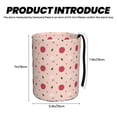 thumbnail image 3 of Honeii Strawberry Print Waterproof Car Trash Can,Waterproof Portable Collapsible Trash Can,Garbage Container fits Most Cars,SUVs,and Trucks, 3 of 7