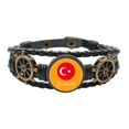 thumbnail image 1 of Turquía Europa Asia Mediterráneo Pulsera marina tejida en cuero, 1 of 4
