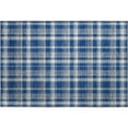 thumbnail image 2 of Addison Rugs Mayfield Washable Transitional Plaid Navy Rectangle Rug, 1'8" x 2'6", 2 of 5