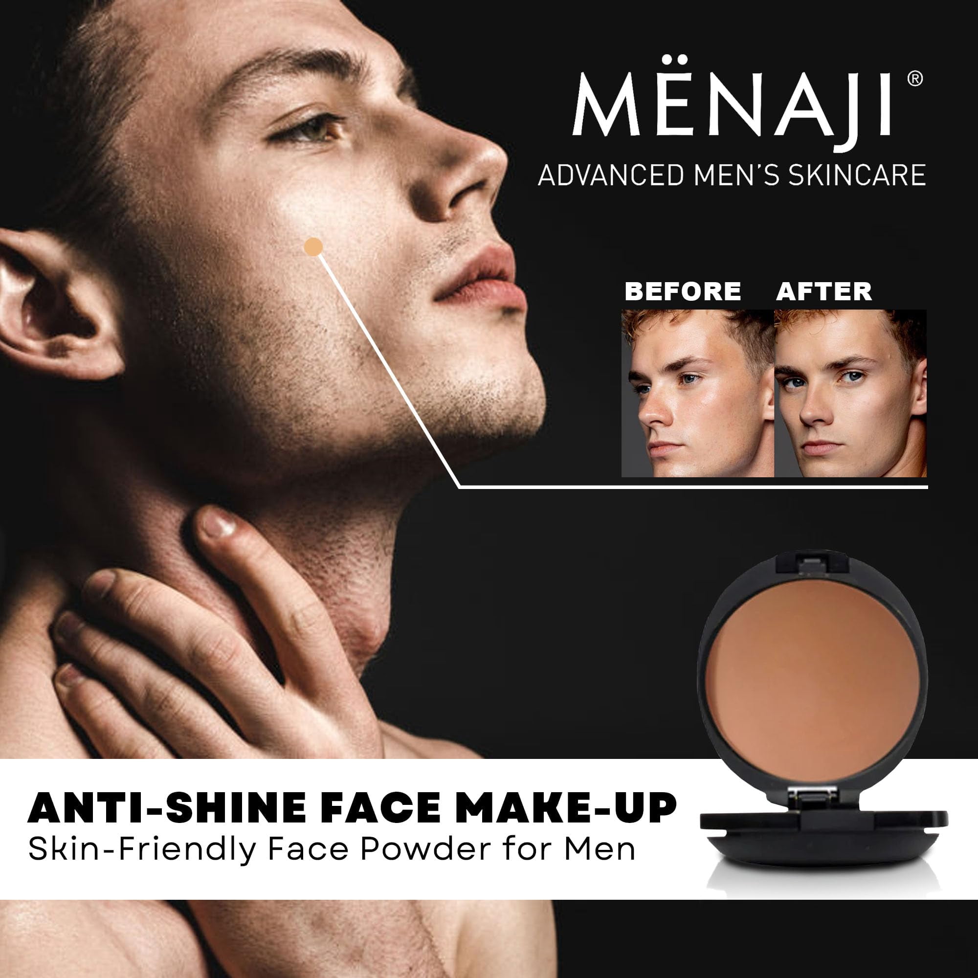 High Definition Powder Vision - Anti-Shine Bronze by Menaji for Women - 0.35 oz Powder