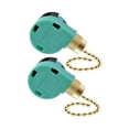thumbnail image 3 of 2 interruptores de tirador para luz de ventilador Ze-268S6, accesorio para ventiladores de techo , control de dos cables cadena de oro, 3 of 8