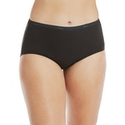 Hanes Womens Breathable Cotton Brief Underwear, White or Assorted, 10-Pack 7