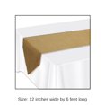 thumbnail image 6 of 6 Pack Bulk Faux Burlap Party Table Runner, 6 of 8