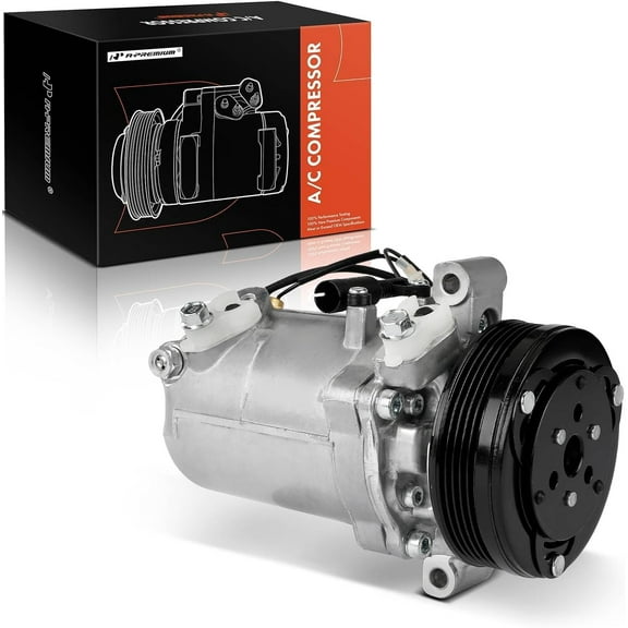 A-Premium Air Conditioner AC Compressor with Clutch Compatible with BMW E36 Series Z3 2.5L 3.0L 3.2L 2001-2002