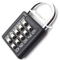 thumbnail image 1 of 3pcs Code Padlock 3 Digit Combination Padlock Small Padlock Keyless Combination Lock Code Padlock Code Locker Luggage Lock Suitable for Lockers, Garages, Gates, Schools(Black), 1 of 5